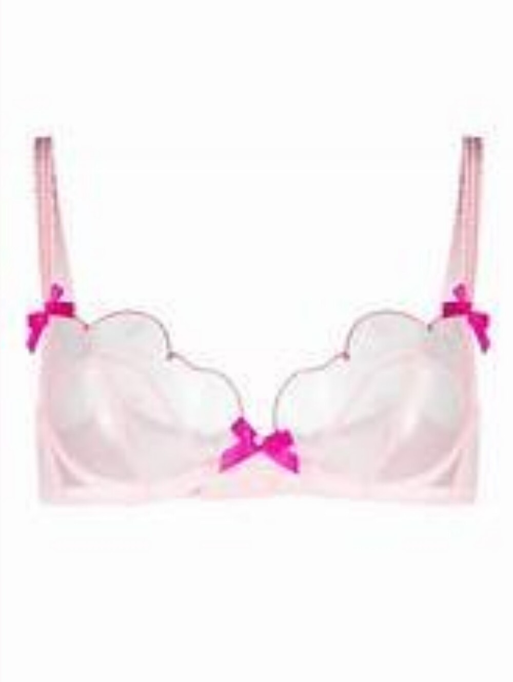 Agent Provocateur Lorna Pink Sheer Bra Nwt